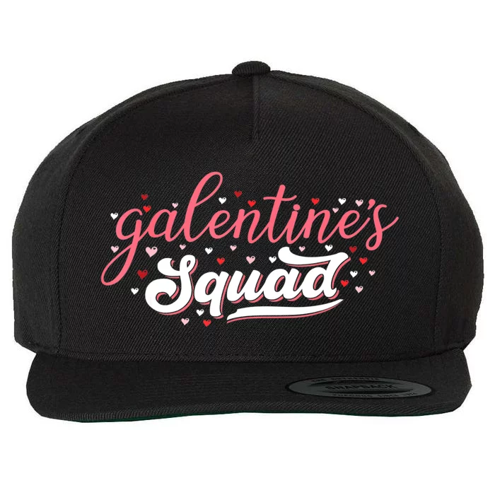 Cute Galentines Squad Gang For Funny Galentine's Day Wool Snapback Cap