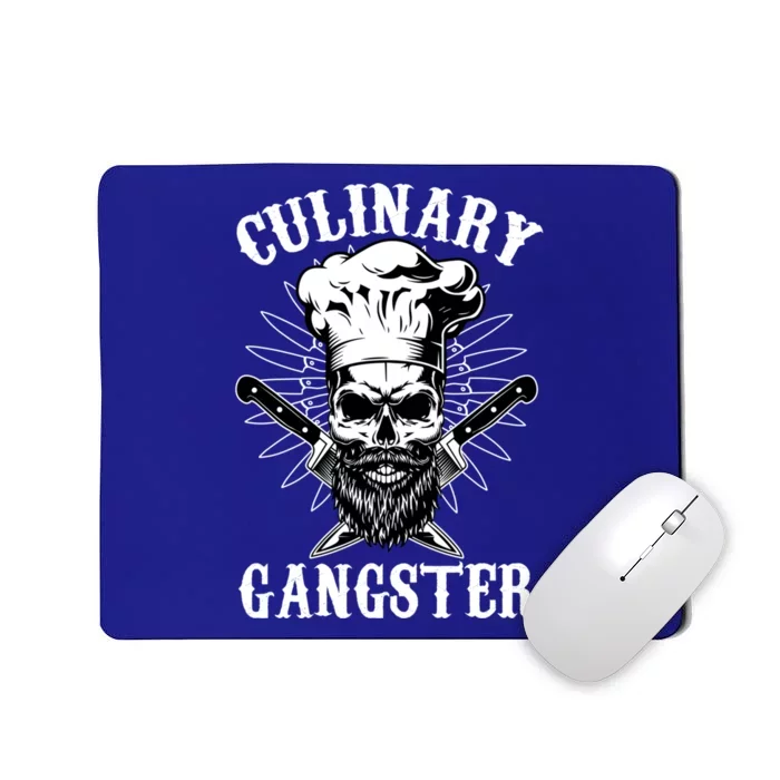 Culinary Gangster Skeleton Chef Funny Cooking Cook Great Gift Mousepad