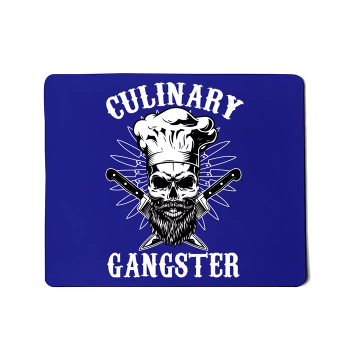 Culinary Gangster Skeleton Chef Funny Cooking Cook Great Gift Mousepad