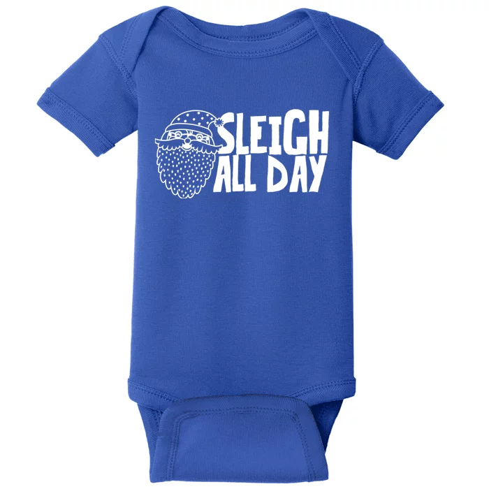 Christmas Gift Sleigh All Day Adx025b Gift Baby Bodysuit