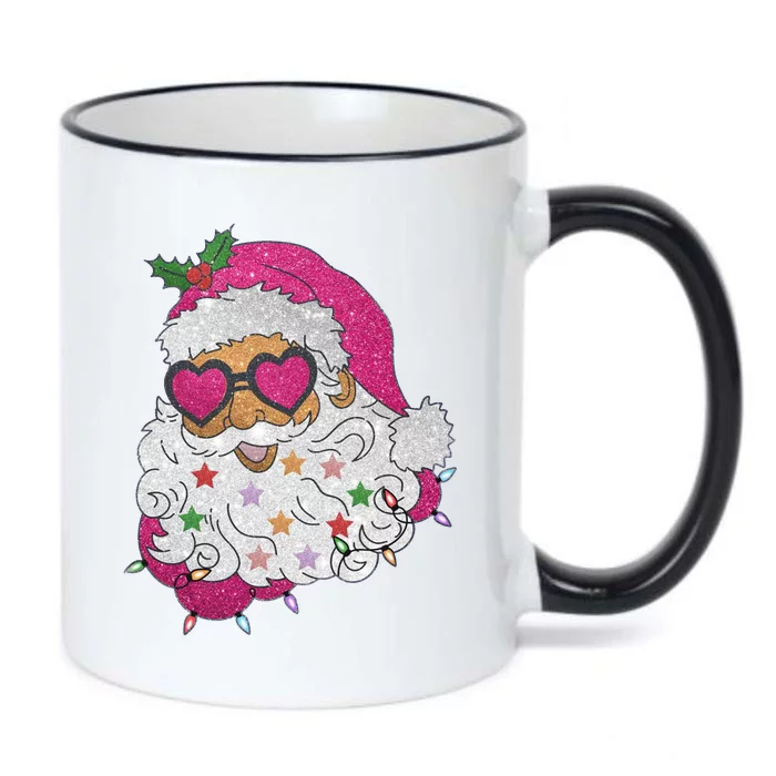 Cool Groovy Sana Claus Holiday Funny Black Color Changing Mug