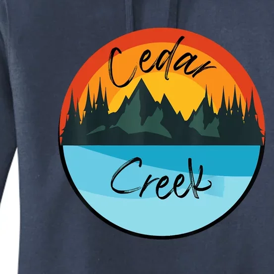 Camping Graphic Tee. Cedar Creek Women's Pullover Hoodie