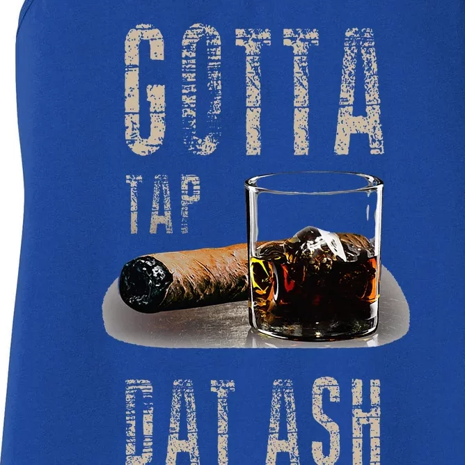 Cigars Gotta Tap Dat Ash Cigar Women's Racerback Tank