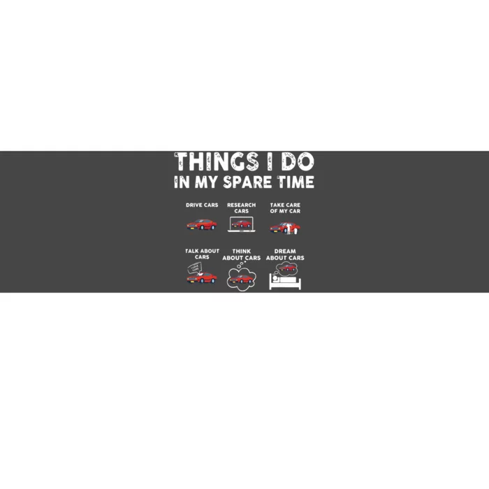 Car Guy Things I Do In My Spare Time Funny Muscle Cars Lover Bumper Sticker