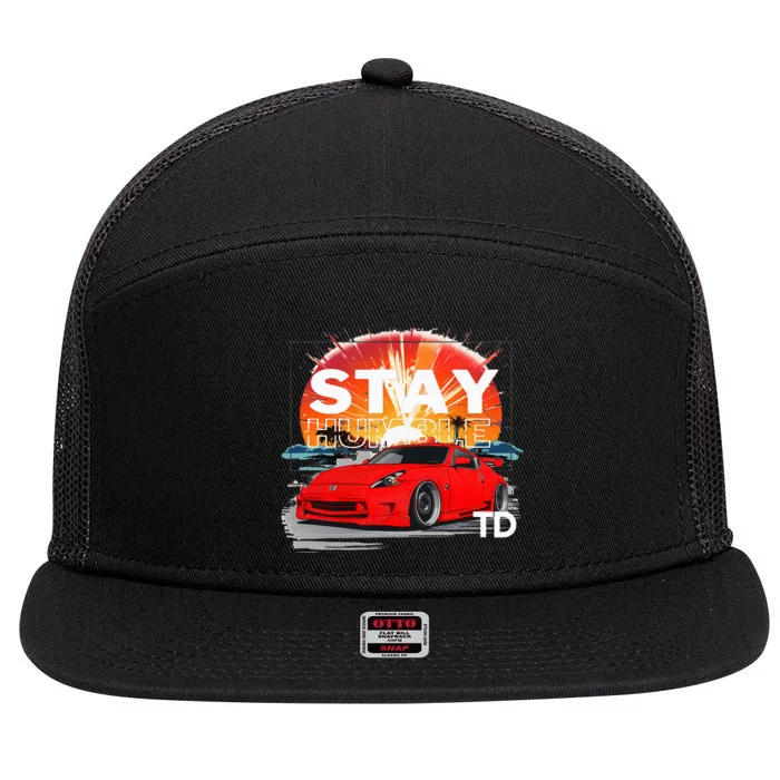 Car Guy Td 4 7 Panel Mesh Trucker Snapback Hat