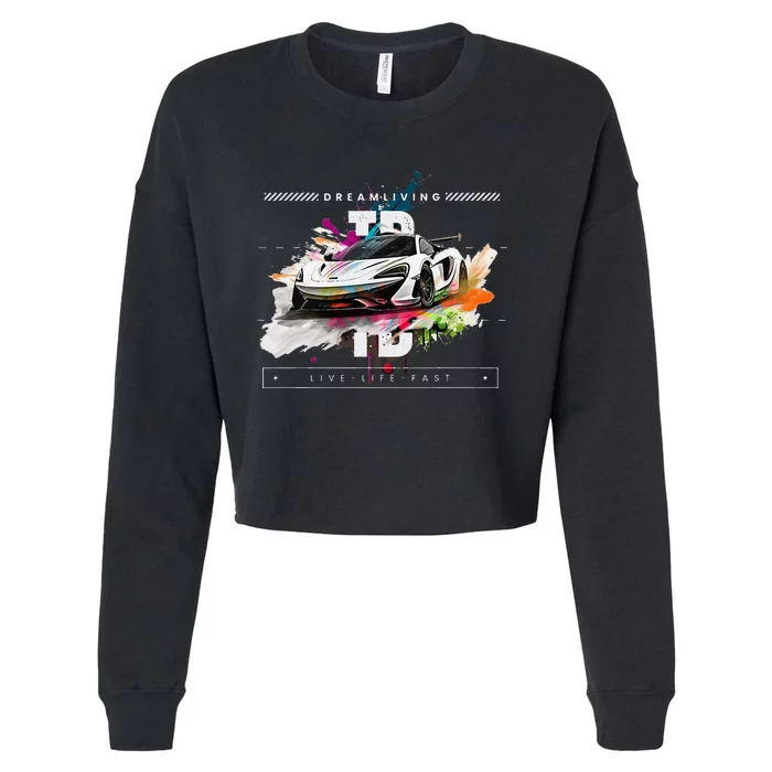 Car Guy Td 3 Cropped Pullover Crew