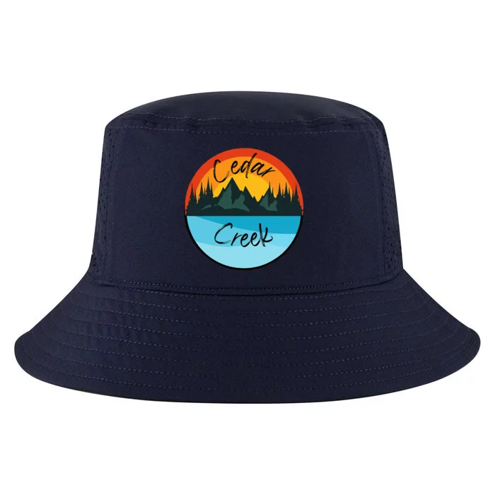 Camping Graphic Tee. Cedar Creek Graphic Tee. Cool Comfort Performance Bucket Hat