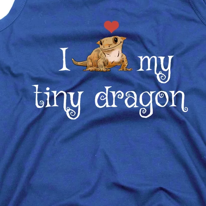 Crested Gecko Tiny Dragon Gecko Lover Cute Crestie Lizard Gift Tank Top