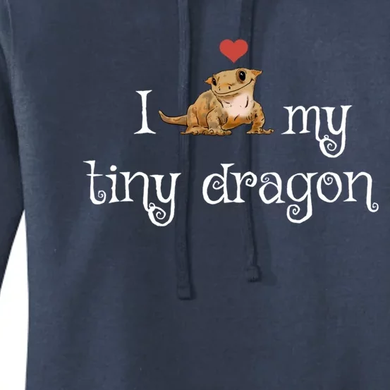 Crested Gecko Tiny Dragon Gecko Lover Cute Crestie Lizard Gift Women's Pullover Hoodie