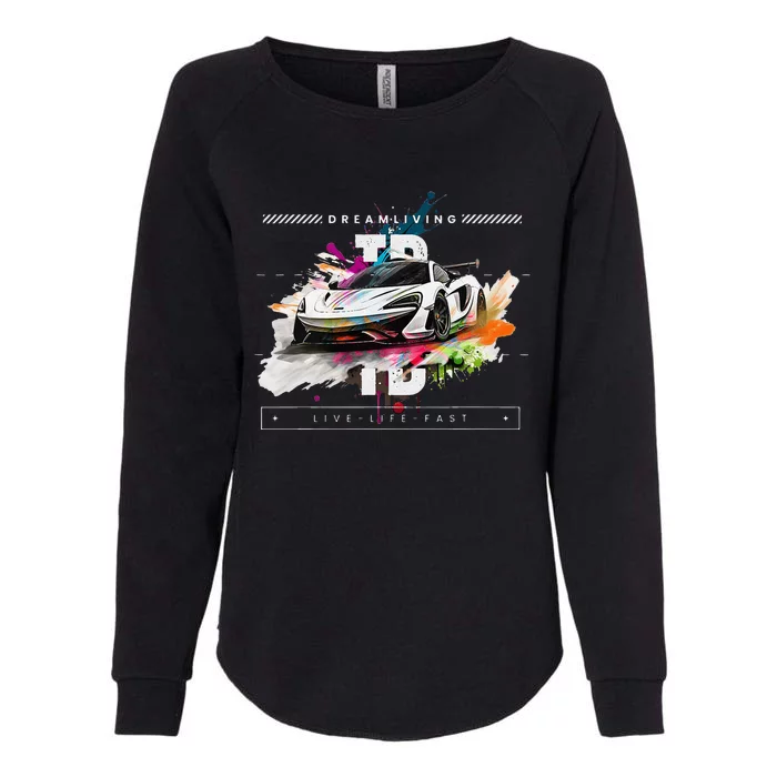 Car Guy Td 3 Womens California Wash Sweatshirt