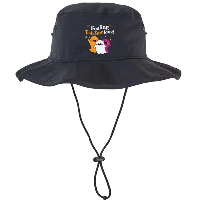 Cute Ghost Trio Boo Halloween Fab Boo Lous Legacy Cool Fit Booney Bucket Hat