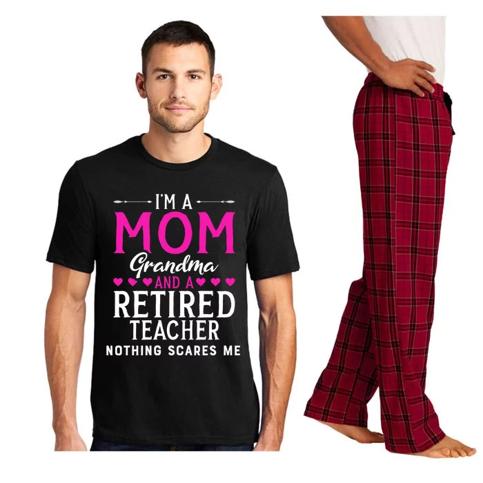 Cute Grandma Teachers Mom Grandma Retired Teacher Gift Pajama Set