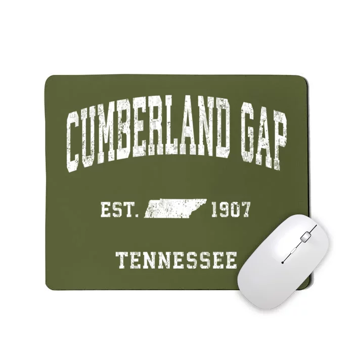 Cumberland Gap Tennessee Tn Vintage Athletic Mousepad