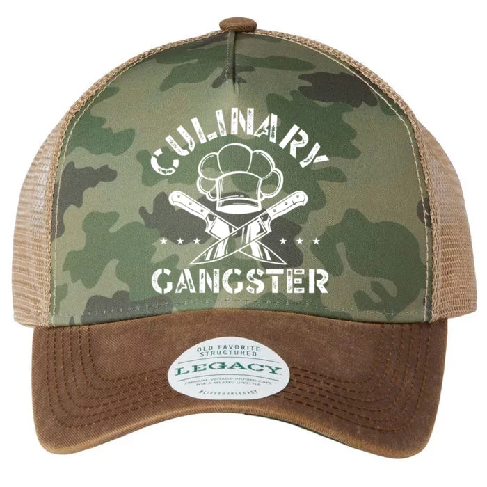 Culinary Gangster Talented Chef Cooking Bbq Master Cook Gift Legacy Tie Dye Trucker Hat