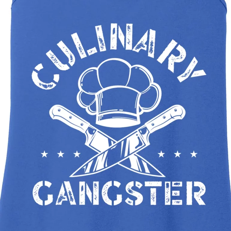 Culinary Gangster Talented Chef Cooking Bbq Master Cook Gift Ladies Essential Tank