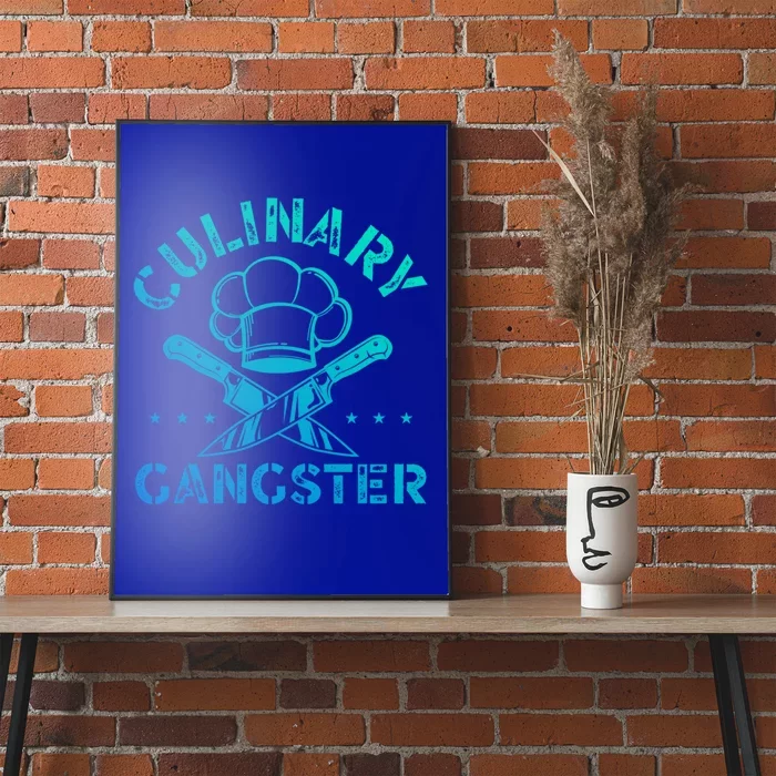 Culinary Gangster Talented Chef Cooking Bbq Master Cook Gift Poster