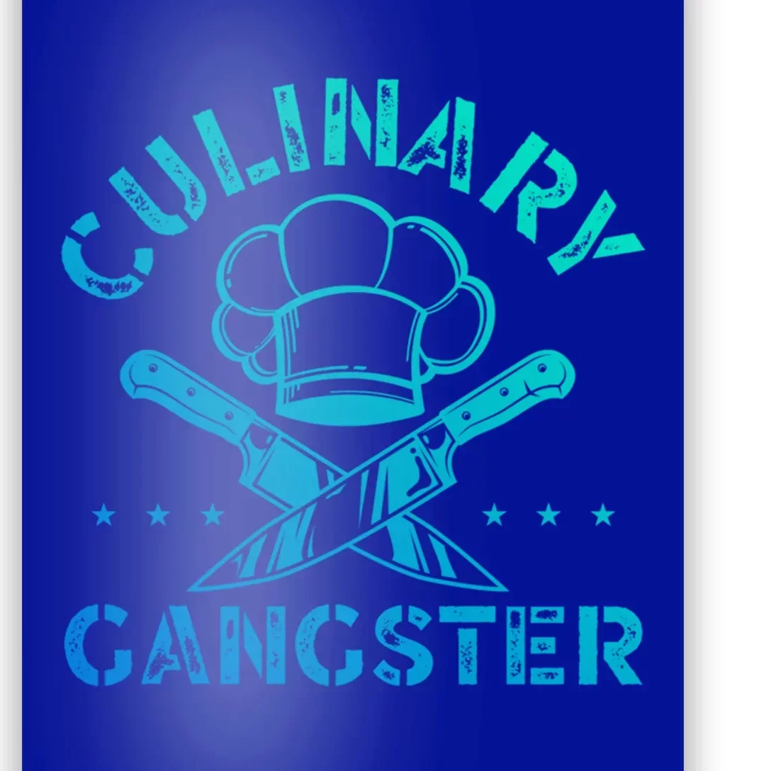 Culinary Gangster Talented Chef Cooking Bbq Master Cook Gift Poster