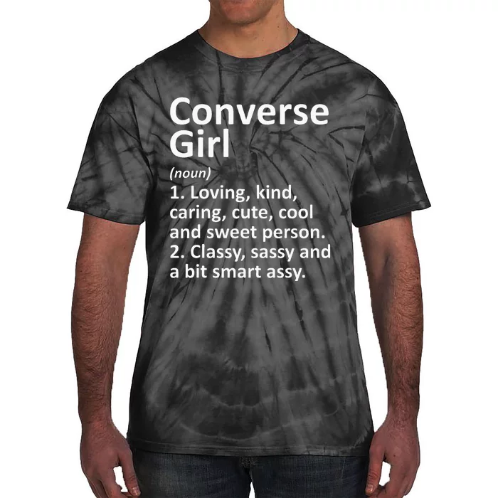 CONVERSE GIRL TX TEXAS Funny City Home Roots Gift Tie-Dye T-Shirt