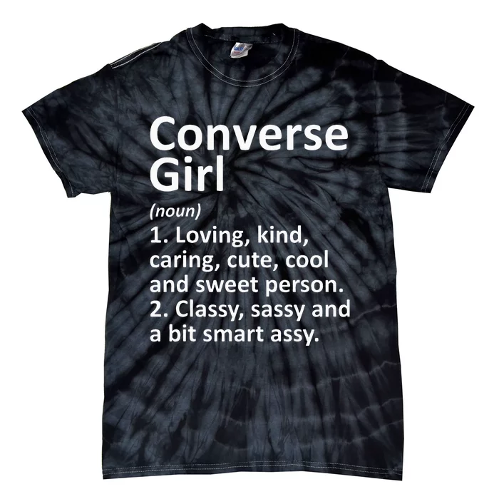 CONVERSE GIRL TX TEXAS Funny City Home Roots Gift Tie-Dye T-Shirt