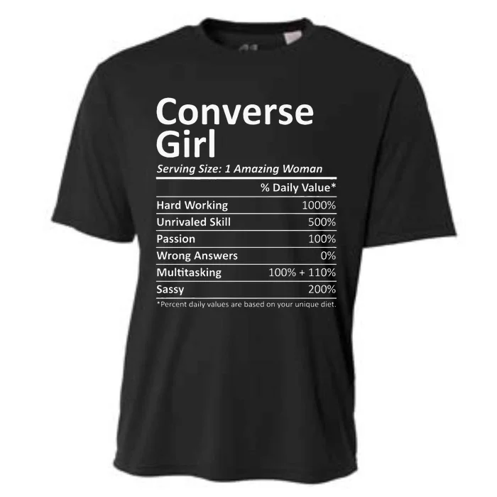 CONVERSE GIRL TX TEXAS Funny City Home Roots USA Gift Cooling Performance Crew T-Shirt