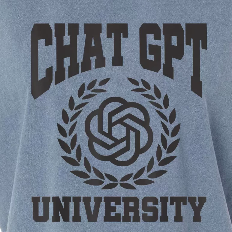 Chat G.P.T University AI Trending Garment-Dyed Women's Muscle Tee