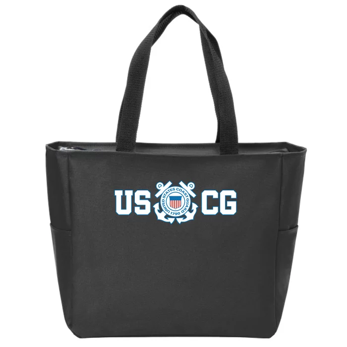 Coast Guard USCG Zip Tote Bag