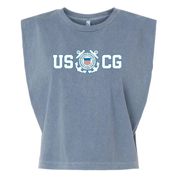 Coast Guard USCG Garment-Dyed Women's Muscle Tee