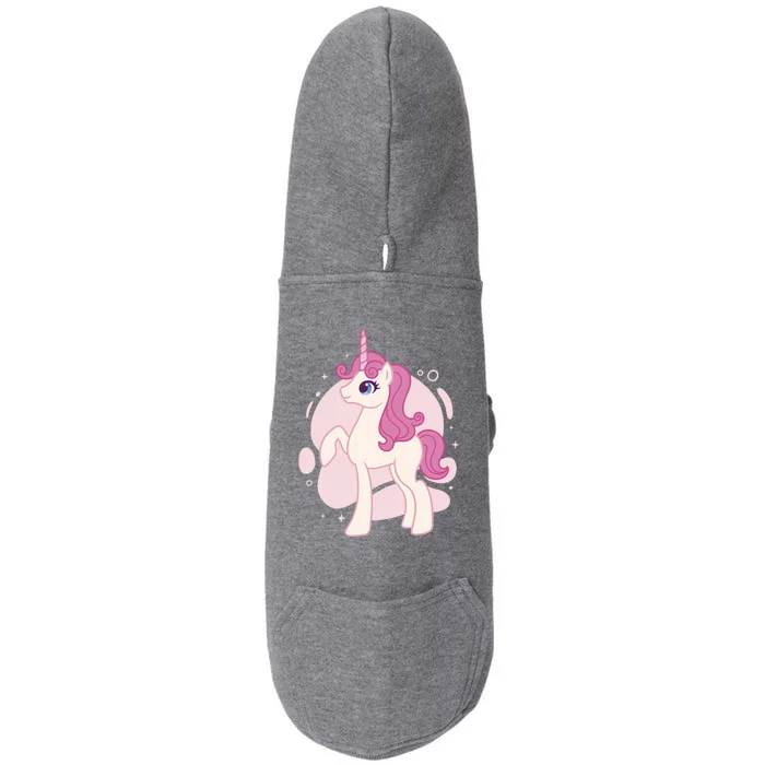 Cute Girly Unicorn Doggie 3-End Fleece Hoodie