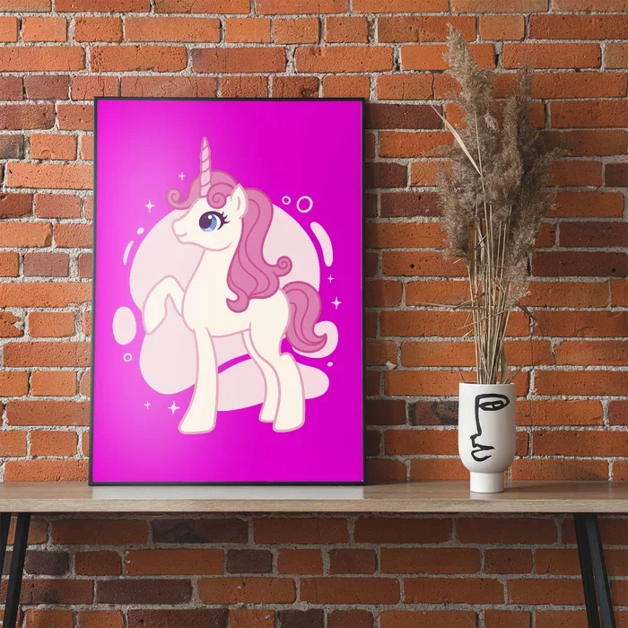 Cute Girly Unicorn Poster