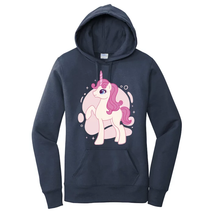 Cute Girly Unicorn Women's Pullover Hoodie