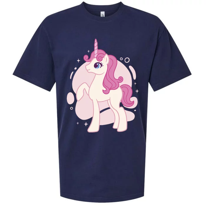 Cute Girly Unicorn Sueded Cloud Jersey T-Shirt