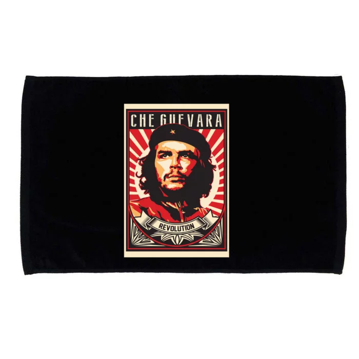 Che Guevara Viva La Revolucion Microfiber Hand Towel