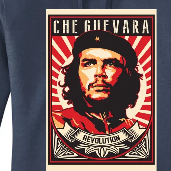 Che Guevara Viva La Revolucion Women's Pullover Hoodie