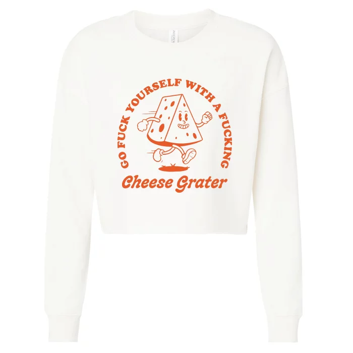 Cheese Grater Vanderpump Rules Cropped Pullover Crew