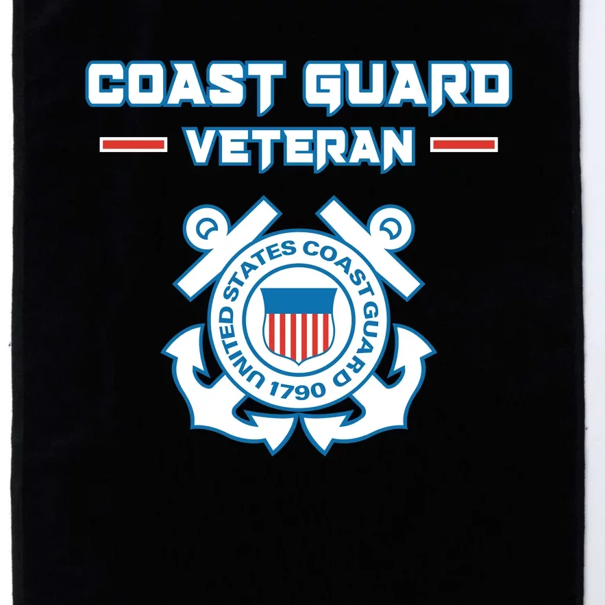 Coast Guard Veteran USCG Veterans Platinum Collection Golf Towel