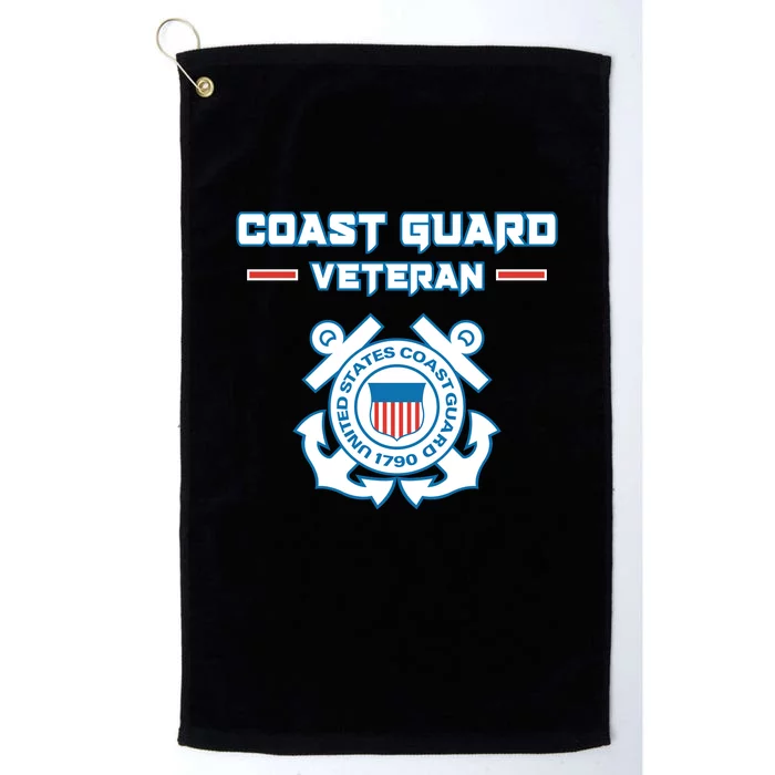 Coast Guard Veteran USCG Veterans Platinum Collection Golf Towel