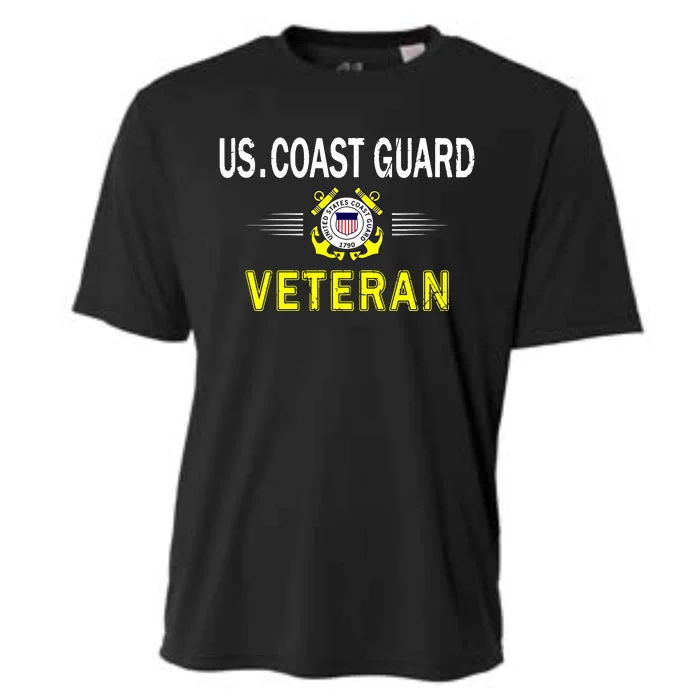 Coast Guard Veterans Day GiftUS Coast Guard Veteran Pride Cooling Performance Crew T-Shirt