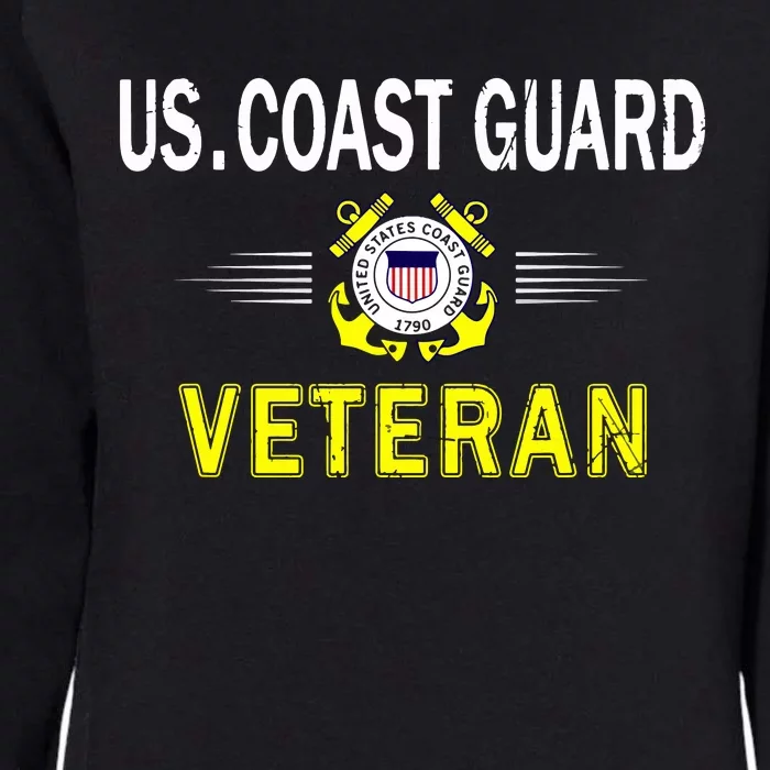 Coast Guard Veterans Day GiftUS Coast Guard Veteran Pride Womens California Wash Sweatshirt