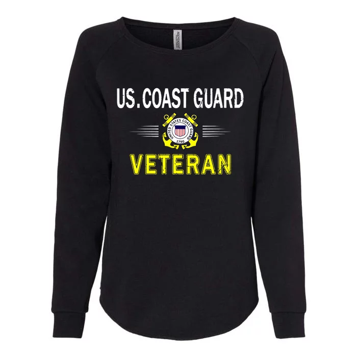 Coast Guard Veterans Day GiftUS Coast Guard Veteran Pride Womens California Wash Sweatshirt