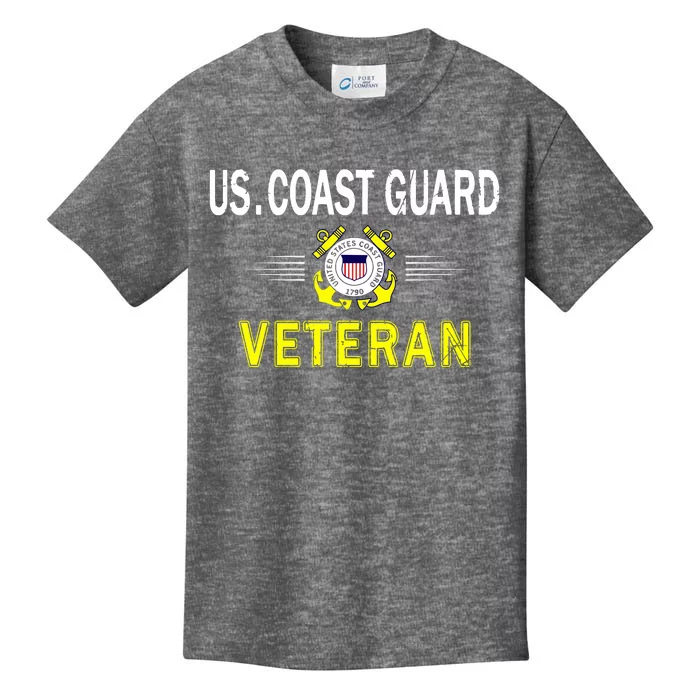 Coast Guard Veterans Day GiftUS Coast Guard Veteran Pride Kids T-Shirt