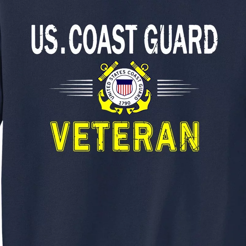 Coast Guard Veterans Day GiftUS Coast Guard Veteran Pride Tall Sweatshirt