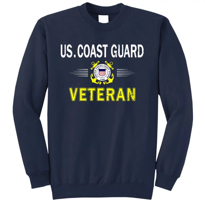 Coast Guard Veterans Day GiftUS Coast Guard Veteran Pride Tall Sweatshirt