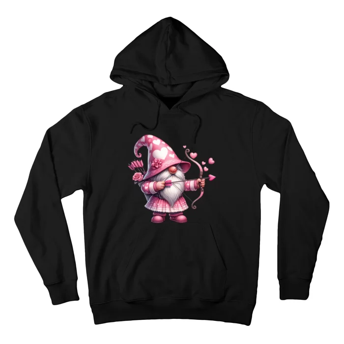 Cute Gnome Valentines Day Heart Gnome Valentine Hoodie