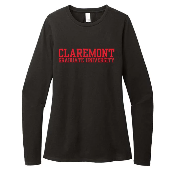 Claremont Graduate Vintage Arch University Womens CVC Long Sleeve Shirt