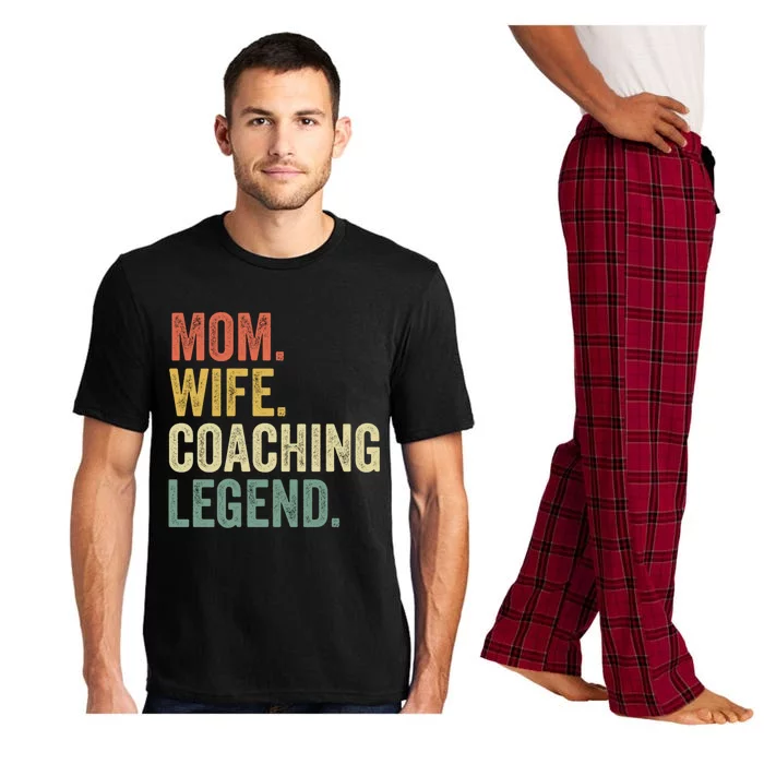 Coach Gift Vintage Coaching Gift Basketball Track Cool Gift Pajama Set