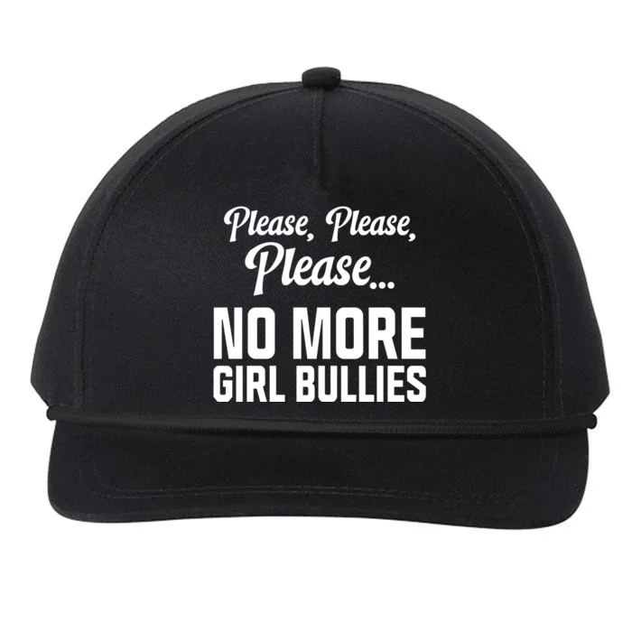 Connor Griffin Wearing P.L.E.A.S.E P.L.E.A.S.E P.L.E.A.S.E No More Girl Bullies Snapback Five-Panel Rope Hat