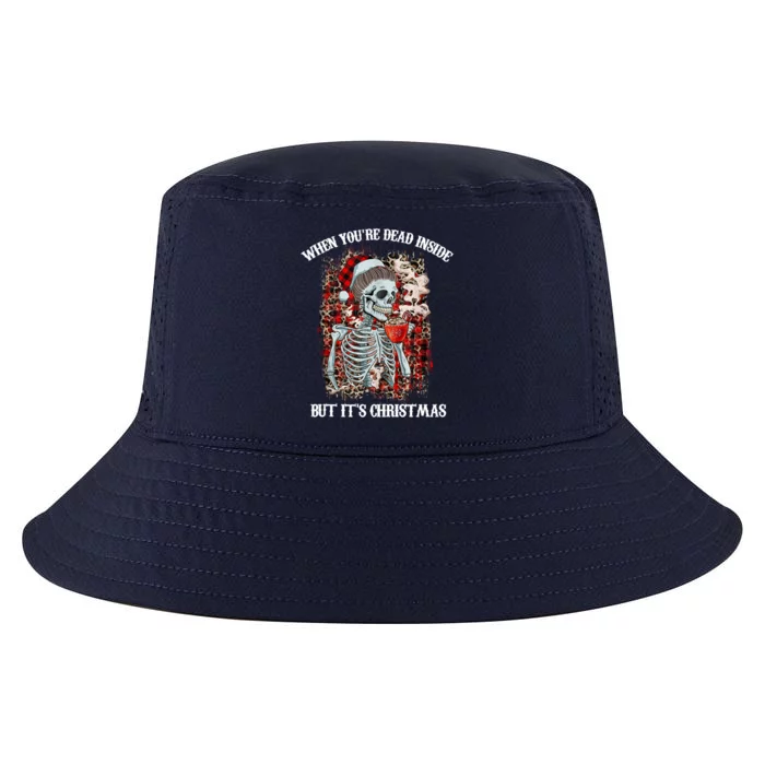 Christmas Gift When YouRe Dead Inside But ItS Christmas Meaningful Gift Cool Comfort Performance Bucket Hat