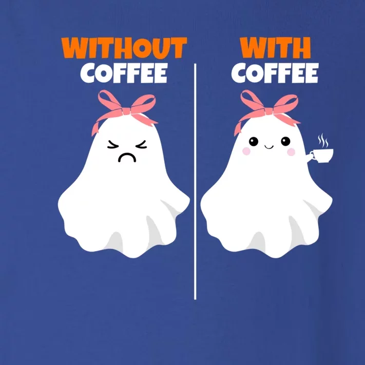 Cute Ghost Without Coffee With Coffee Halloween Cute Gift Toddler Long Sleeve Shirt