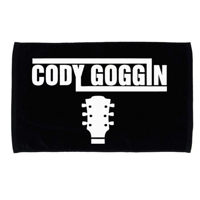 Cody Goggin White Guitar Microfiber Hand Towel