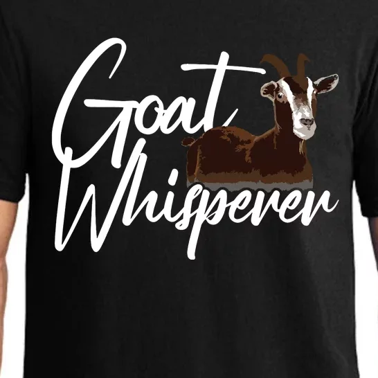 Cute Goat Whisperer Design For Men Women Goat Farmer Lover Pajama Set